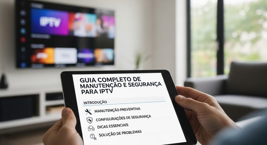 manutenção e segurança IPTV