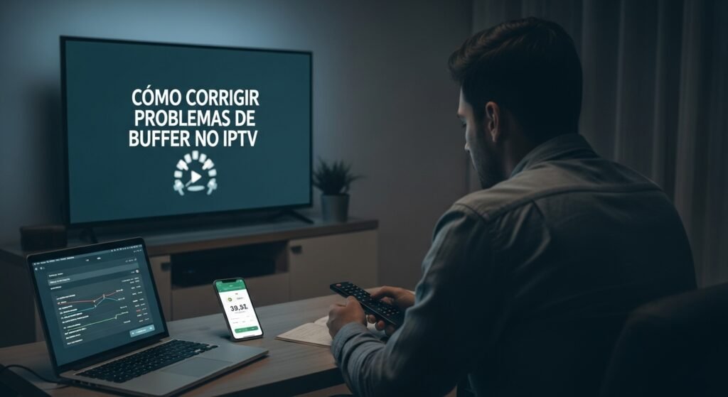 corrigir problemas buffer IPTV