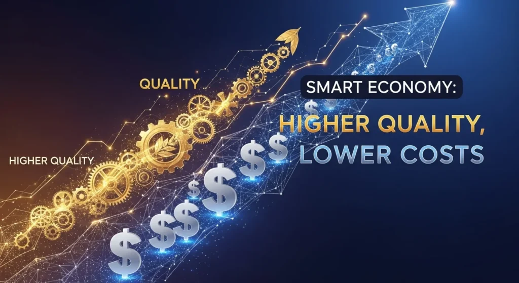 Economia Inteligente: Mais Qualidade, Menos Custos