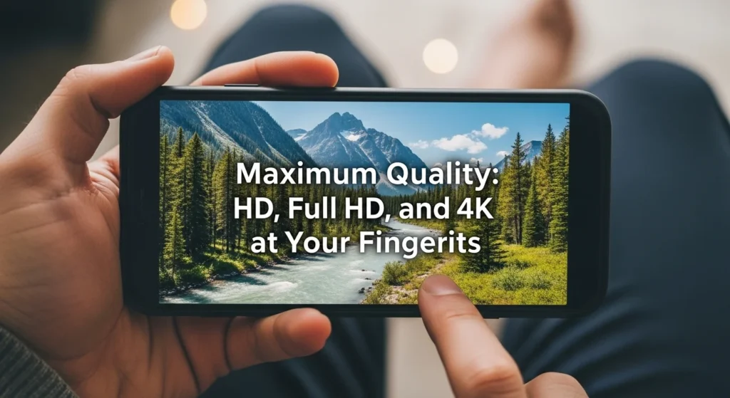 Qualidade Máxima: HD, Full HD e 4K ao Seu Alcance