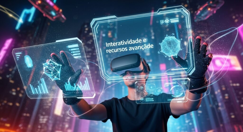 3) Interatividade e recursos avançados