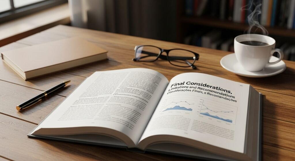 Considerações finais, limitações e recomendações.