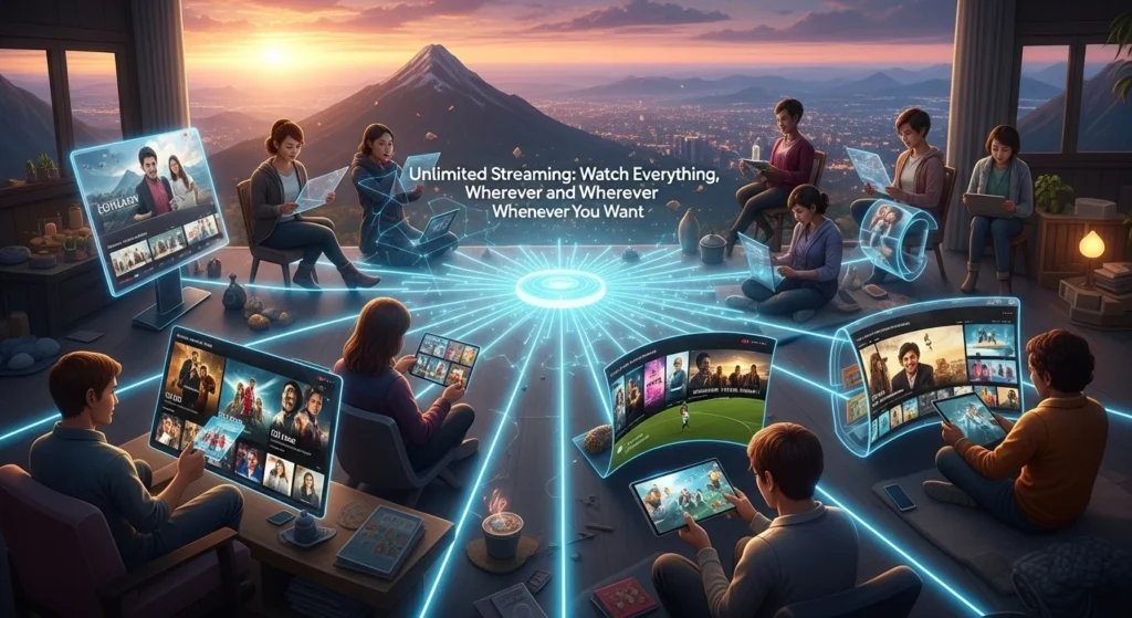 Streaming sem limites